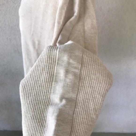 Talbots Cream / Tan Thermal Full Zip Collared Jacket Women's Small S Pockets EUC - Picture 5 of 8